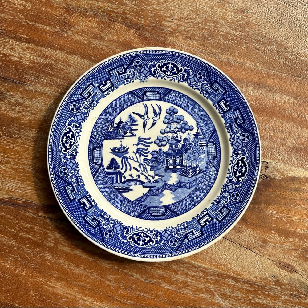 Antique Homer Laughlin Blue Willow China Circa 1948